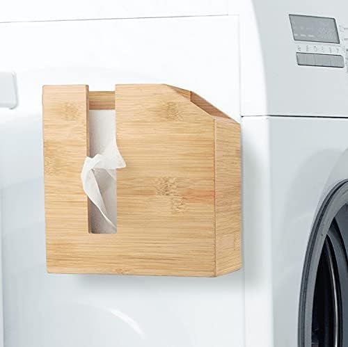 Magnetic Dryer Sheet Dispenser with BONUS Side Lint Bin, Lost Socks or Stain Pen Storage: Wall Mo... | Amazon (US)