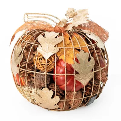Nature's Inspirations Pumpkin Potpourri Bag in Gold | Bed Bath & Beyond