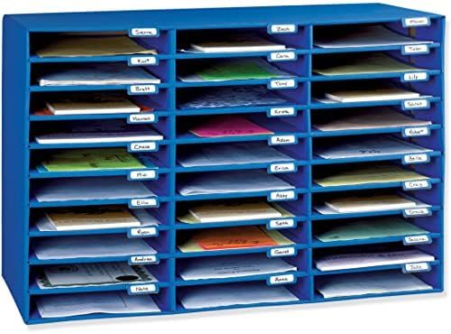 Pacon Classroom Keepers 30-Slot Mailbox, Blue (001318) | Amazon (US)