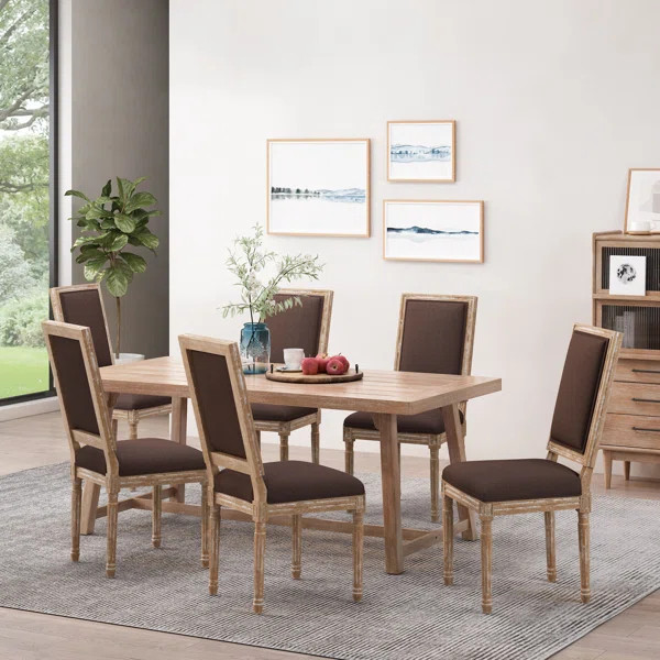 Naomi Upholstered Dining Chair (Set Of 6) (Set of 6) | Wayfair Professional