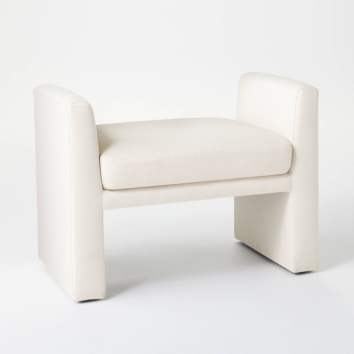 Vernon Ottoman Linen - Threshold™ designed with Studio McGee | Target