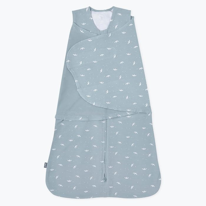 HALO 100% Cotton Sleepsack Swaddle, 3-Way Adjustable Wearable Blanket, TOG 1.5, Birds, Small, 3-6... | Amazon (US)