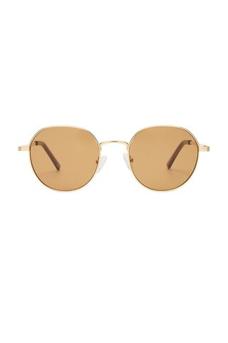 Odyssey Sunglasses in Gold & Light Brown Mono | Revolve Clothing (Global)