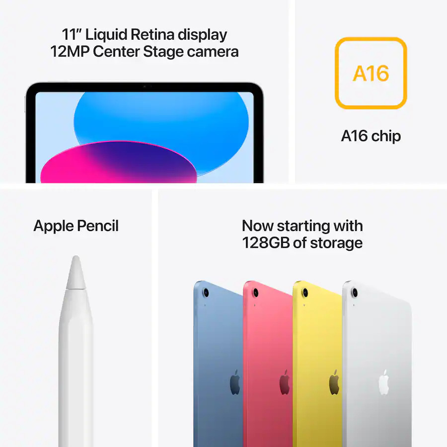Apple - 11-inch iPad A16 chip with Wi-Fi -  128GB - Pink | Best Buy U.S.