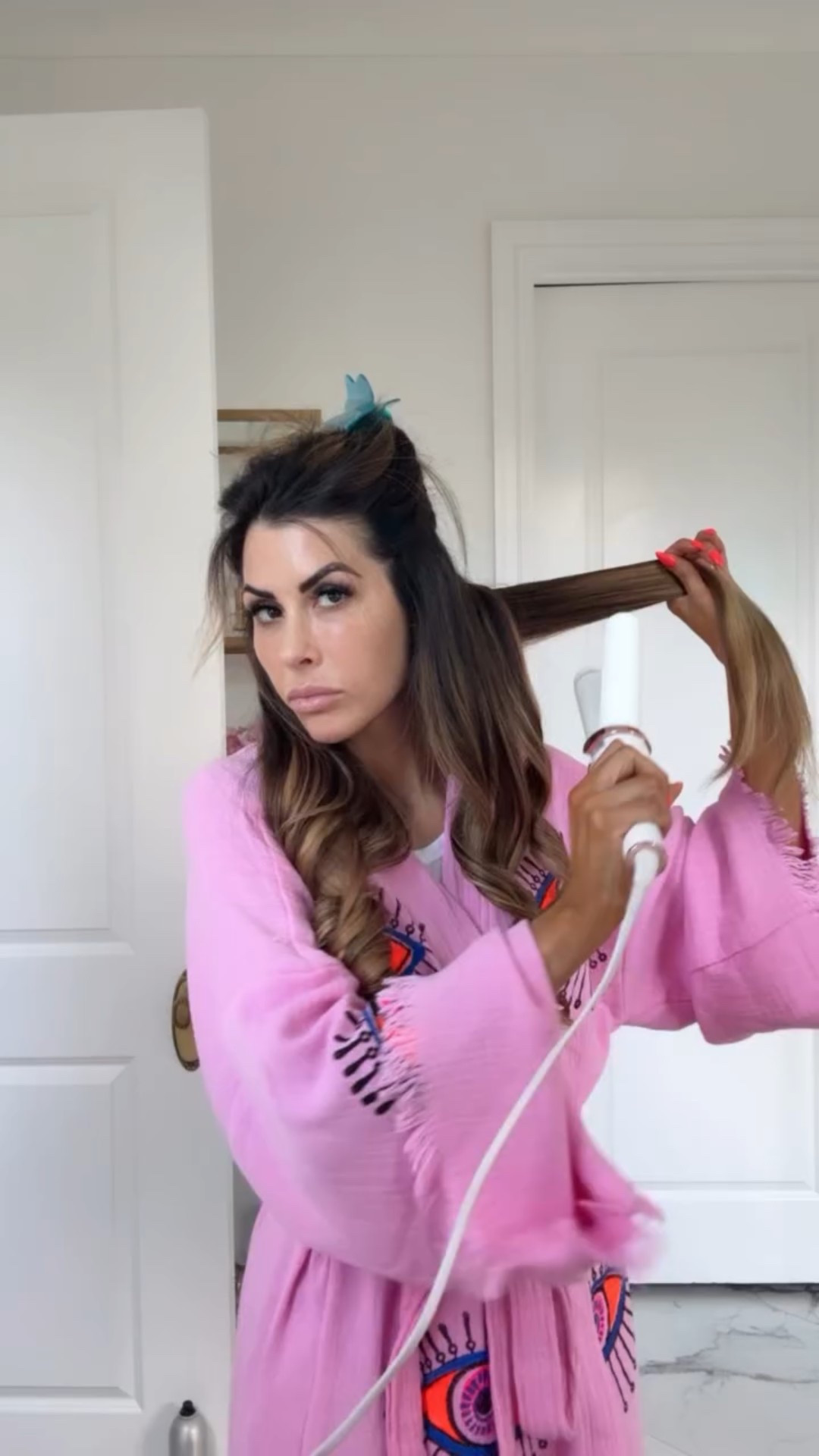 I maintain my curls by sleeping with my hair in a bun at night and using silk scrunchies! @nordstrombeauty #nordstrompartner

#LTKBeauty