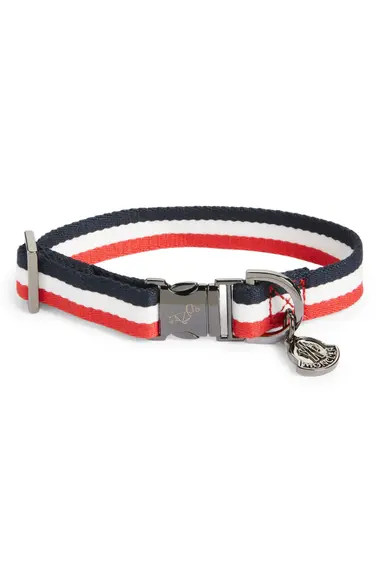 Moncler Genius Moncler Stripe Webbing Dog Collar | Nordstrom
