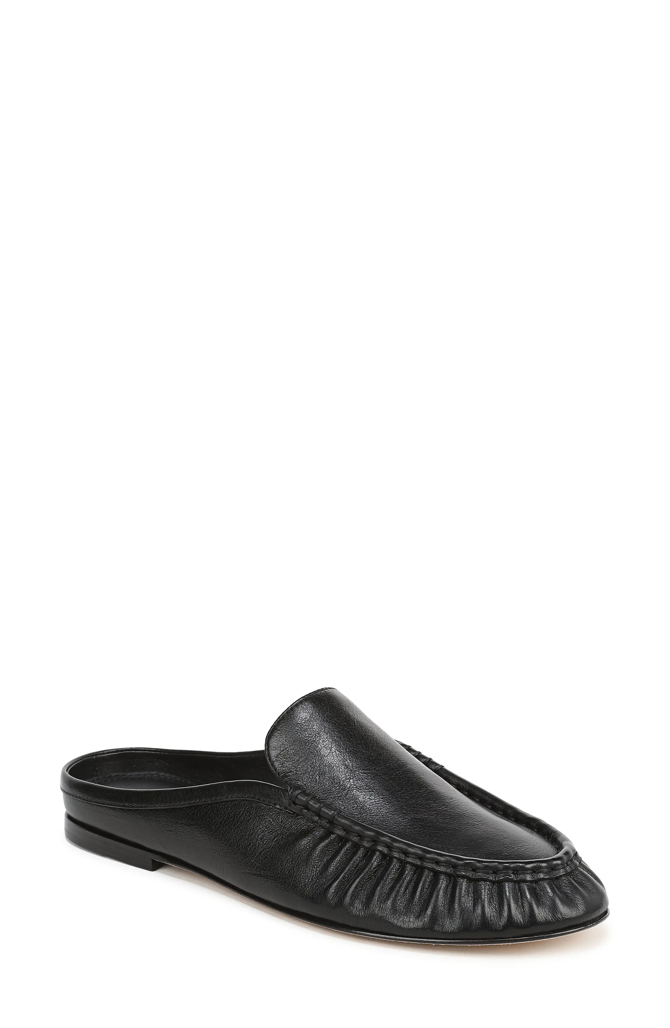 Vince Tevin Ruched Apron Toe Mule (Women) | Nordstrom | Nordstrom