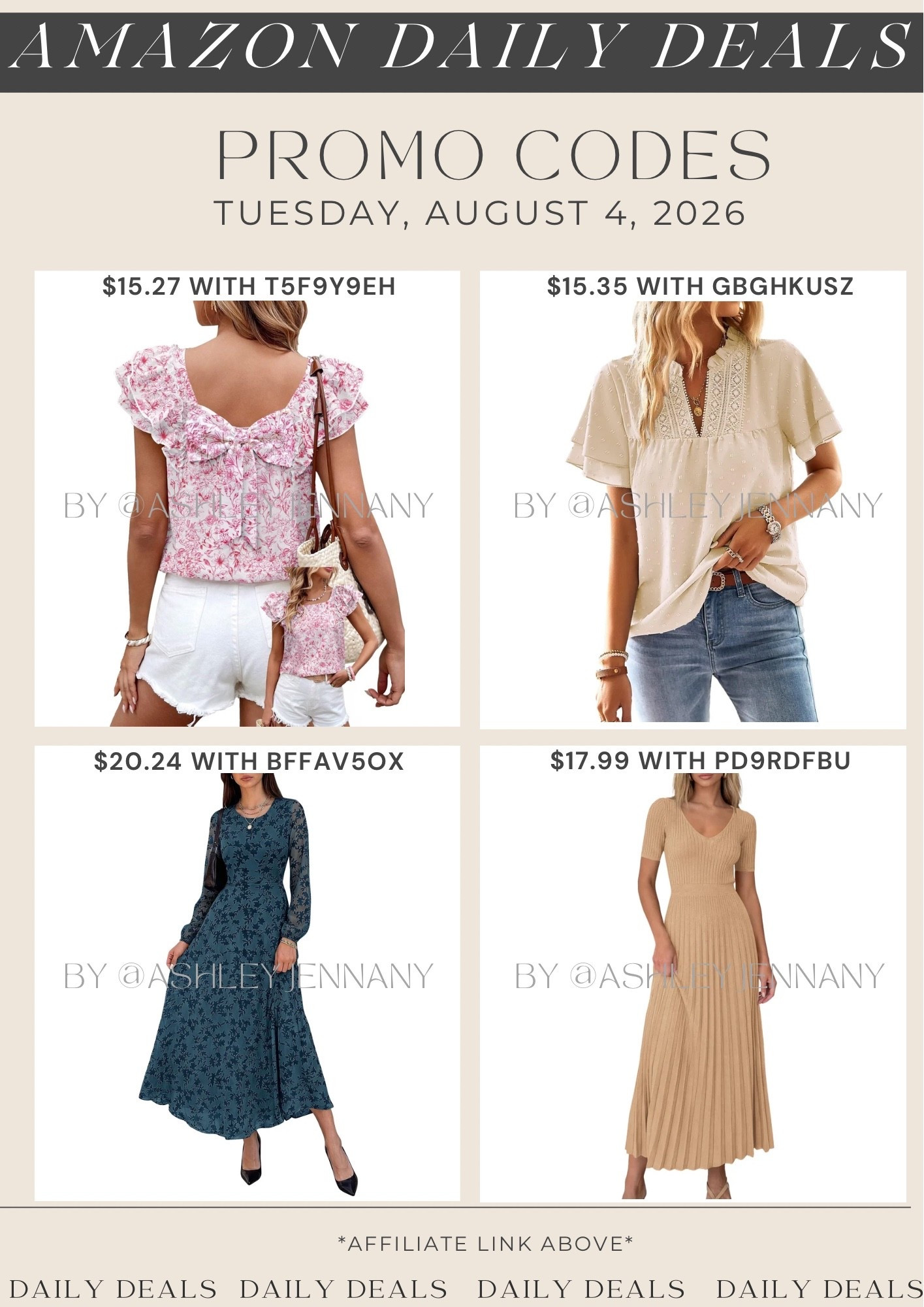Amazon deals

#LTKSaleAlert #LTKMidsize #LTKSeasonal
