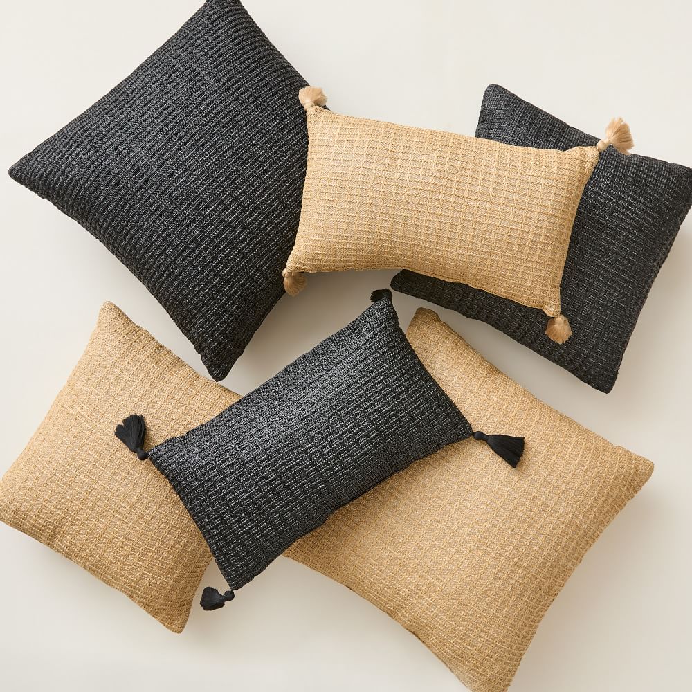 Faux Jute Indoor/Outdoor Pillow | West Elm (US)