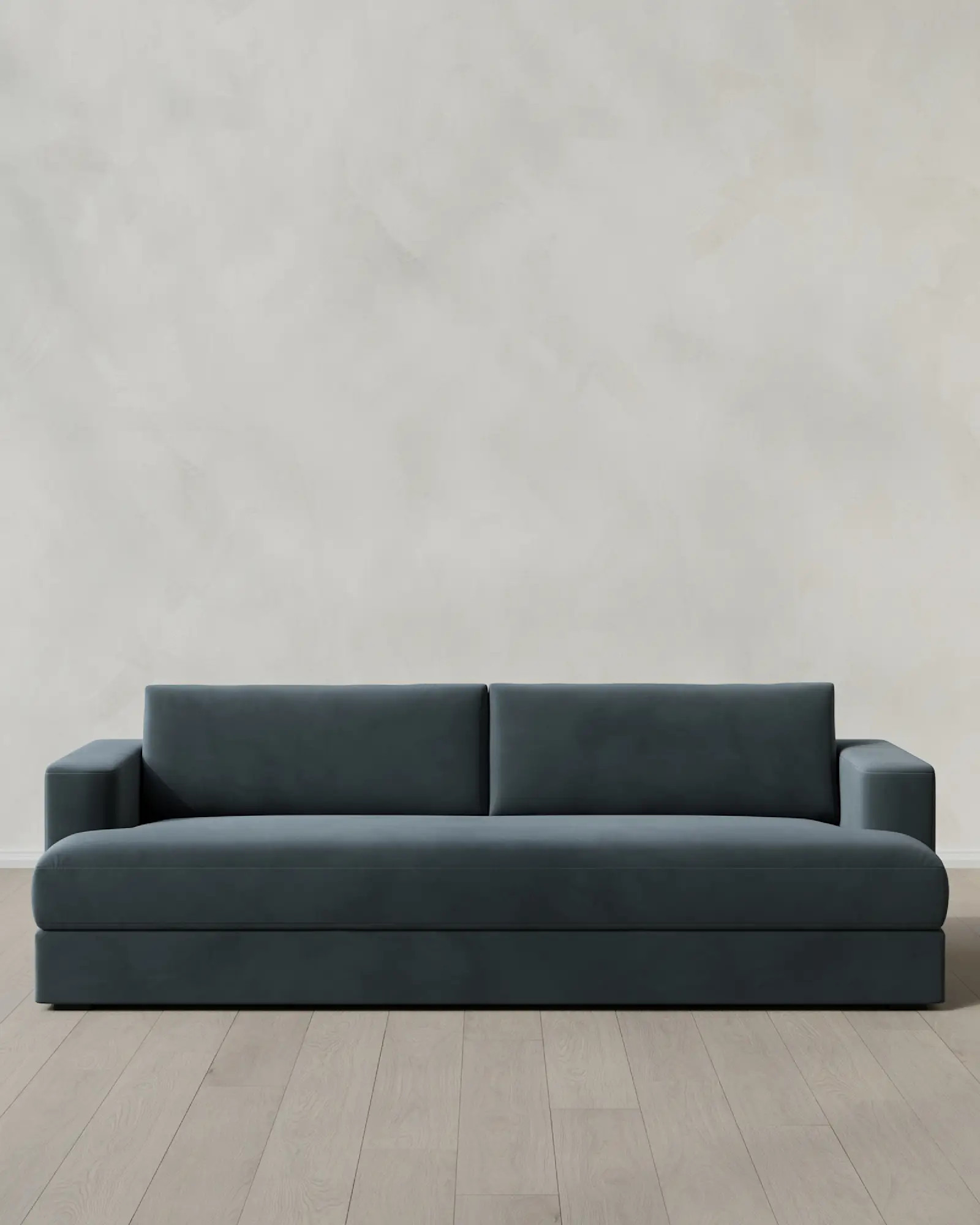 Sierra Curved Arm Sofa in Performance Velvet | Quince