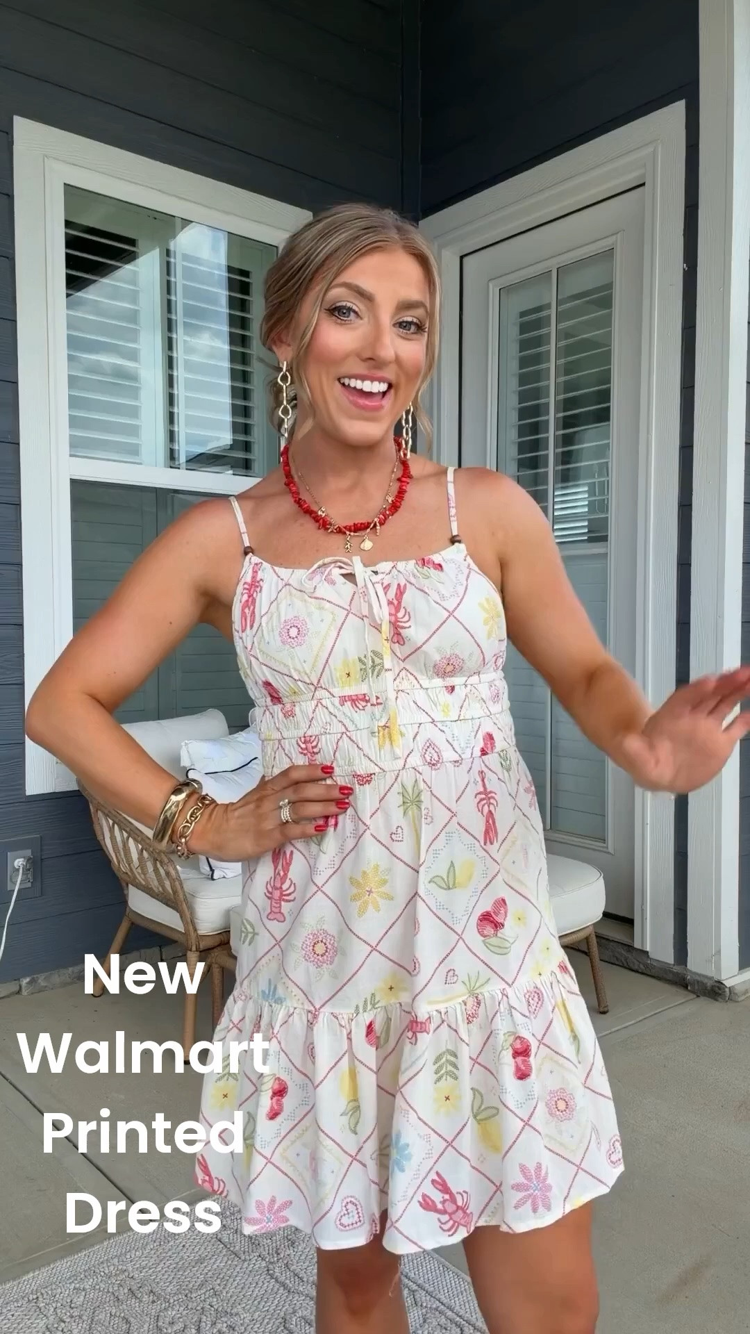 This Walmart dress is giving all the sweet summer vibes! 🌸🍋🦞 From the playful print to the flattering smocked waist, this is one of those dresses that instantly puts you in a good mood. Lightweight, comfortable, and perfect for everything from weekend outings to summer celebrations.

💕 Smocked waist for a flattering fit
💕 Fun whimsical print details
💕 Lightweight and breathable
💕 Easy one-and-done outfit

#WalmartFashion #WalmartFinds #SummerDress #MiniDress #AffordableStyle #WalmartStyle #CuteSummerOutfits #VacationOutfits #FashionFinds #MomStyle #EverydayFashion #SummerWardrobe #LTKFashion #WalmartNewArrivals

#LTKootd #LTKPetite