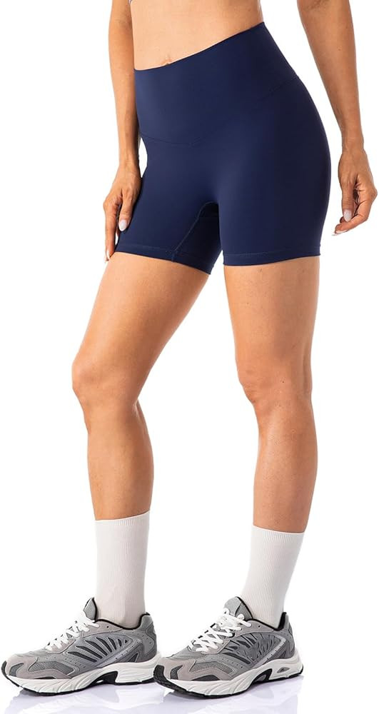 Lavento Women's All Day Soft Biker Shorts 3"/ 5"/ 7" - High Waisted Workout Gym Running Yoga Shor... | Amazon (US)
