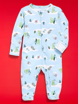 Old Navy x Star Wars Snug-Fit 2-Way-Zip Footed One-Piece for Baby | Old Navy (US)