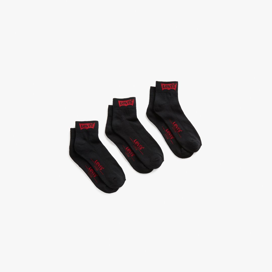 Levi's Mid Cut Socks (3-Pack) - Men's One Size | Levi's US