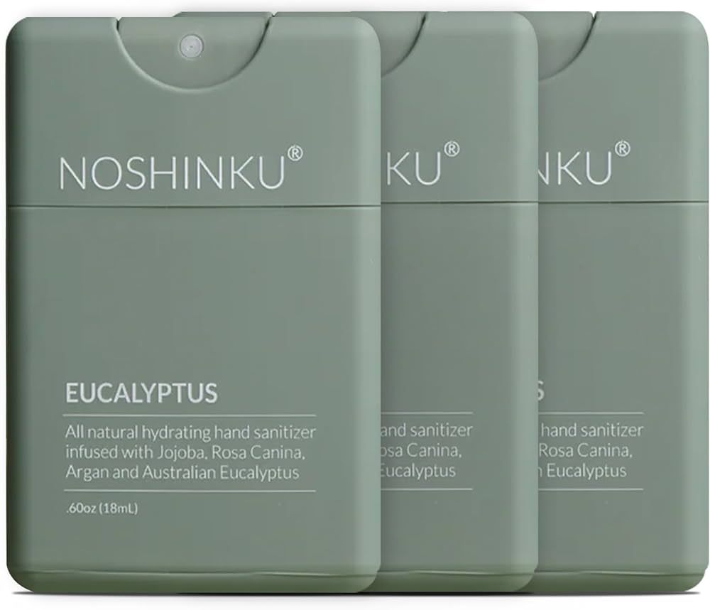 Amazon.com : Noshinku Pocket Hand Sanitizer | Bundle (Eucalyptus Refillable (3-Pack) : Health & H... | Amazon (US)