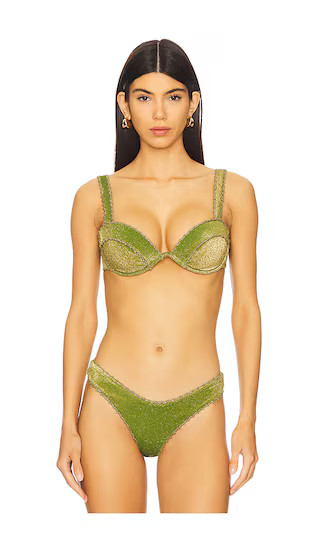 Winslow Bikini Top in Olive | Revolve Clothing (Global)