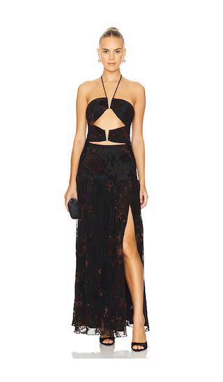 Roselyn Dress in Chocolate Multi | Revolve Clothing (Global)