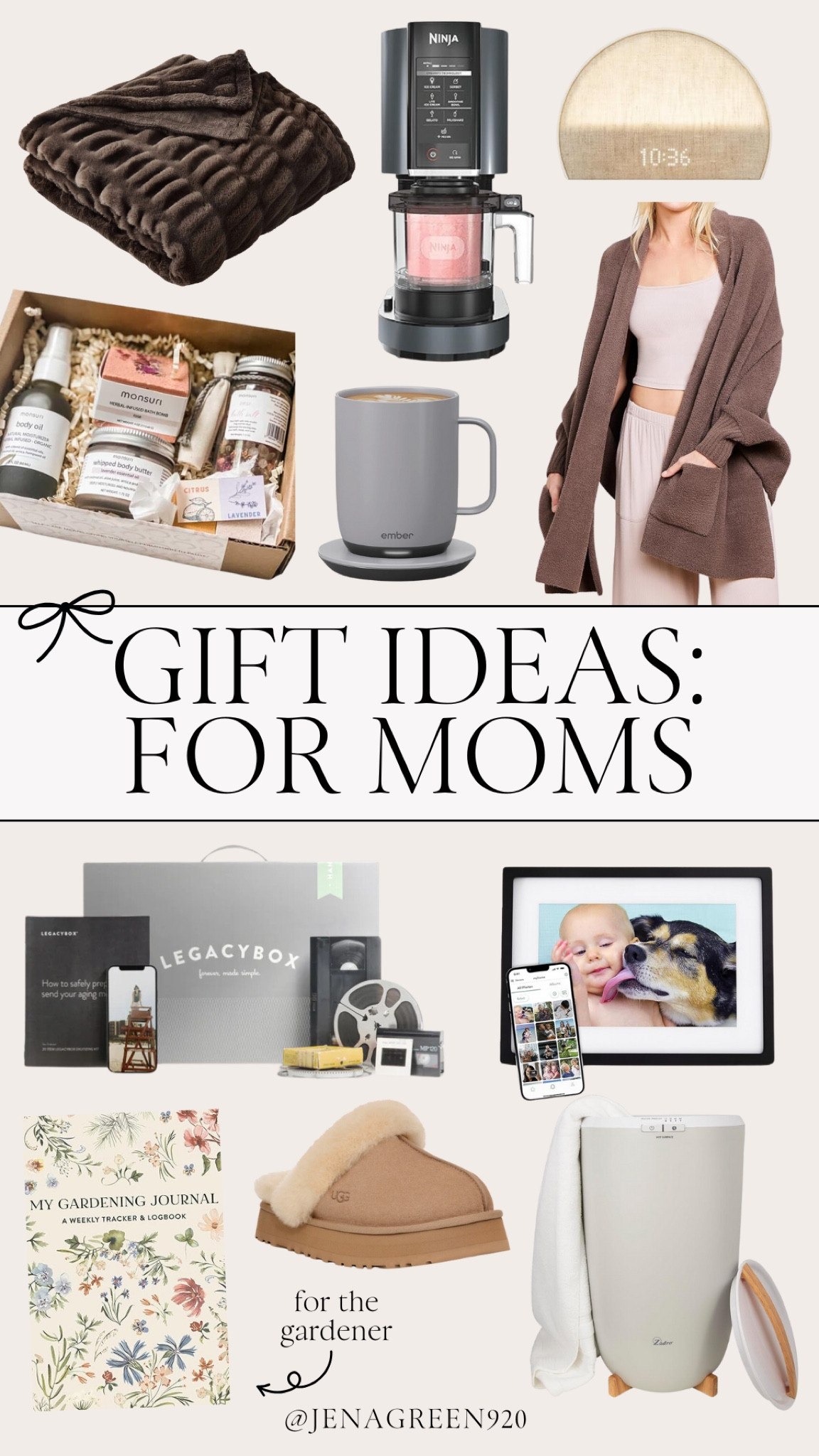 Gift Guide for Moms | Gift Guide for Mothers | Gift Guide for Mother in Laws | Legacy Box | Ember Mug | Hatch | Sp Box 

#LTKStyleTip #LTKFindsUnder50 #LTKFindsUnder100