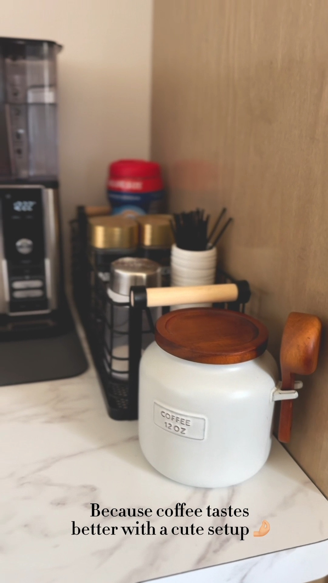 Coffee bar glow-up details 🤎☕️ Everything I used to organize and style this cozy setup — from the mugs and syrup bottles to the under-cabinet lights — all linked here!
#LTKHome #CoffeeBarDecor #HomeStyling #LTKFinds #KitchenInspo #CoffeeCorner #HomeOrganization #AestheticHome #AmazonHomeFinds #NeutralDecor
