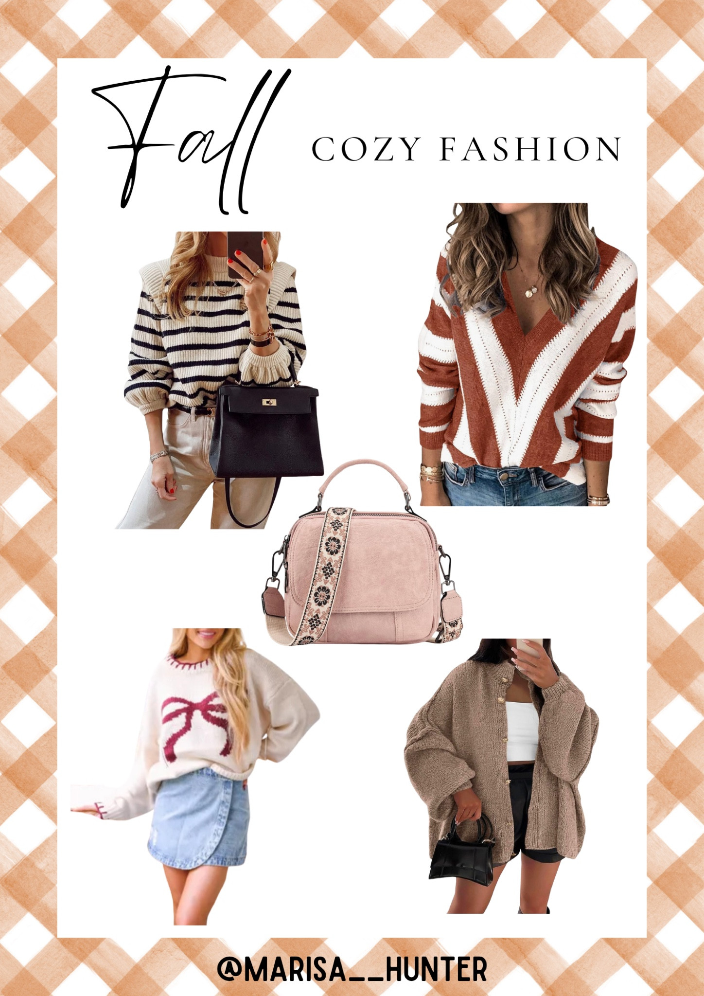Cozy fall fashion 

Sweaters pull overs cardigans, corduroy, stripes, suede bows sweatshirts bump friendly 

#LTKBump #LTKFindsUnder100 #LTKSeasonal