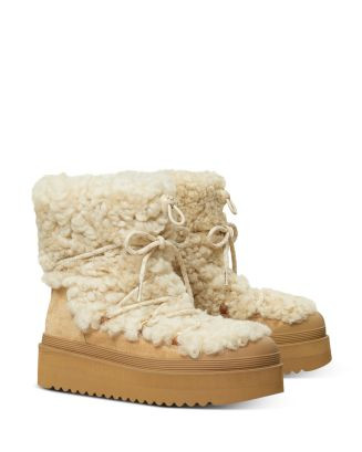 Tory Burch Women's Mellow Shearling Embellished Ankle Boots     | Bloomingdale's Tory Burch Shop ... | Bloomingdale's (US)
