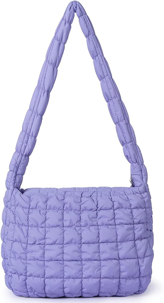Puffer Tote Bag for Women Quilted Tote Bag Quilted Crossbody Bag Lightweight Padding Pufferr Shou... | Amazon (US)