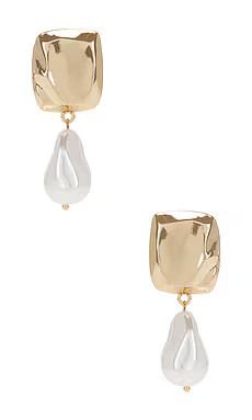 8 Other Reasons Pearl Drop Earring in Gold from Revolve.com | Revolve Clothing (Global)