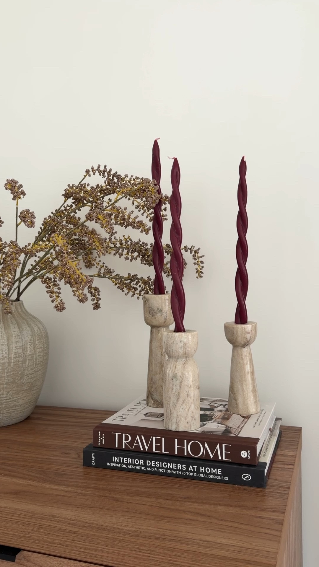 Burgundy twist & taper candles from Threshold at Target are the perfect shade for fall! 

#Targethome
#Targetfall

#LTKSeasonal