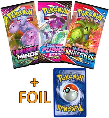 Pokemon TCG: 3 Booster Packs & 1 Random Foil | Includes 3 Blister Packs of Random Cards & 1 Indiv... | Amazon (US)