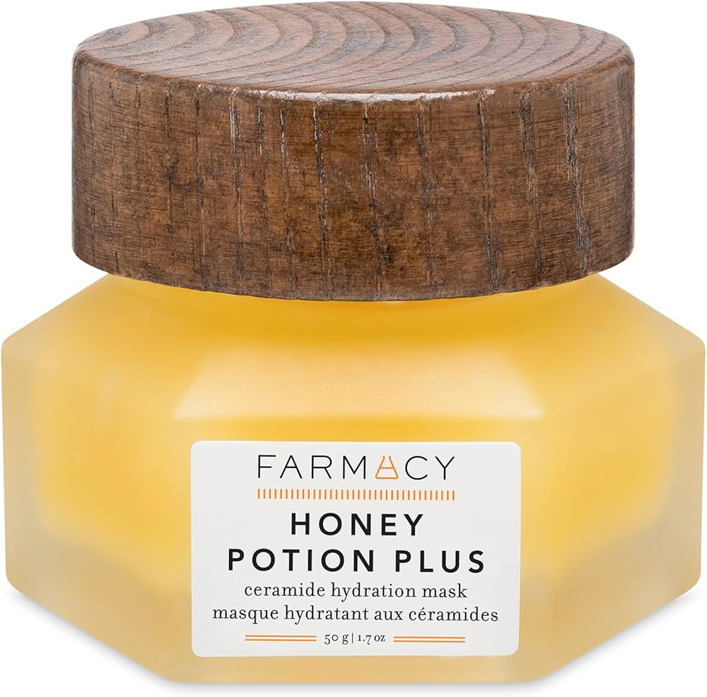 Farmacy Honey Potion Plus Facial Mask with Ceramides & Panthenol - Antioxidant Rich Hydrating Fac... | Amazon (US)