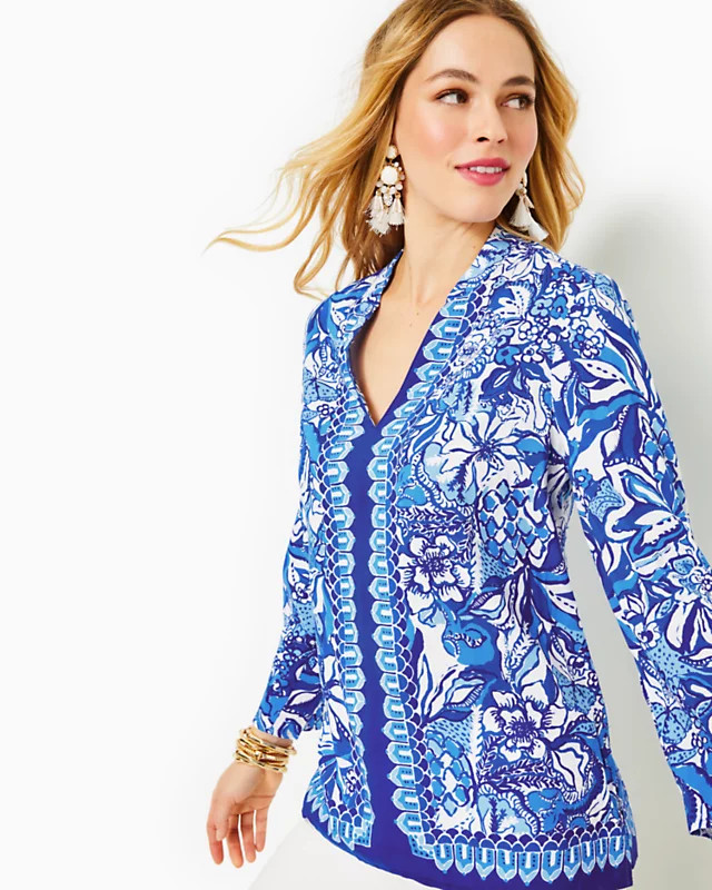 Luna Bay Tunic Top | Lilly Pulitzer