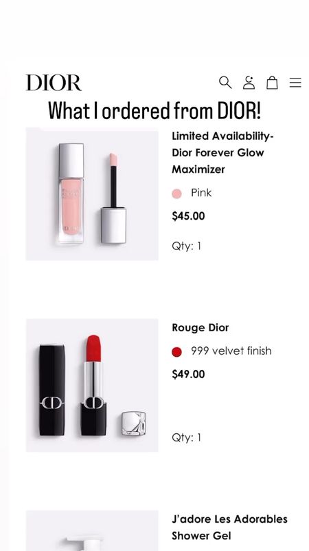 Dior is offering a gorgeous denim makeup bag, a mascara primer and mascara when you spend $175! Don’t miss out! This one is going fast! Once they run out they won’t be able to offer the denim makeup bag anymore! Be sure to sign in to your account to use promo code: JOIN24 or MISSYOU24 to get additional FREE gifts! 

#LTKitbag #LTKbeauty #LTKSpringSale