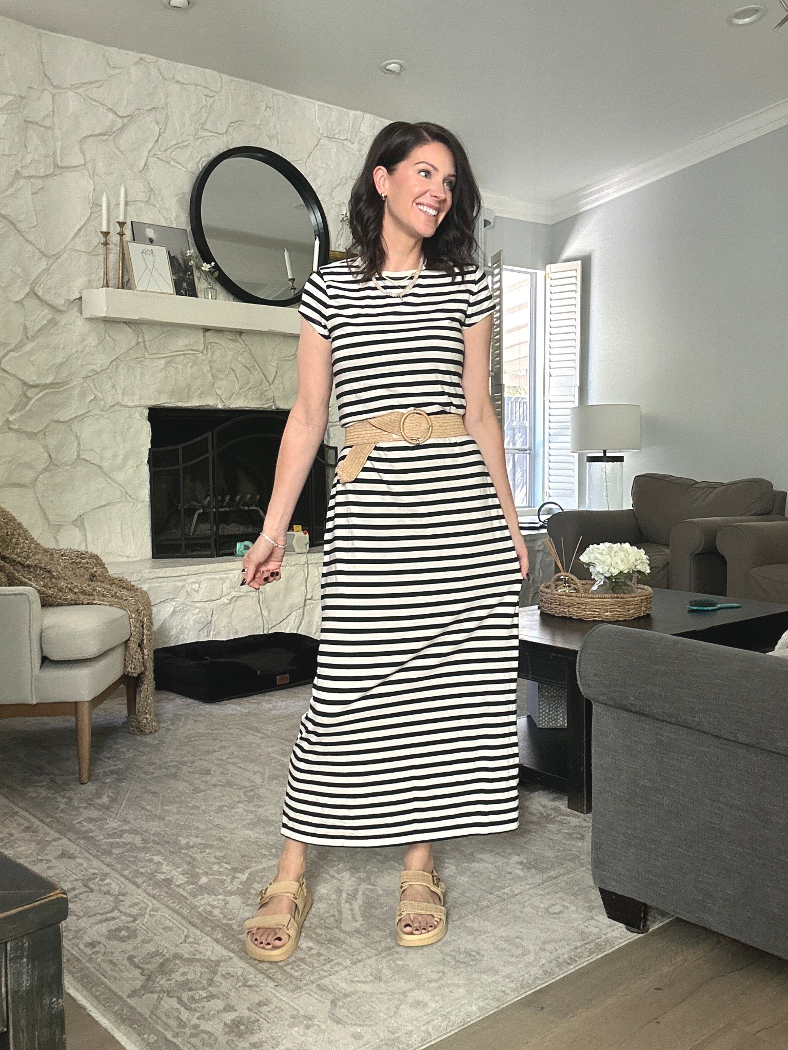 Throw on a Jean jacket and boots when the weather cools and this is a great fall outfit. Any belt and shoe combo will work! 

#LTKStyleTip #LTKSaleAlert #LTKFindsUnder50