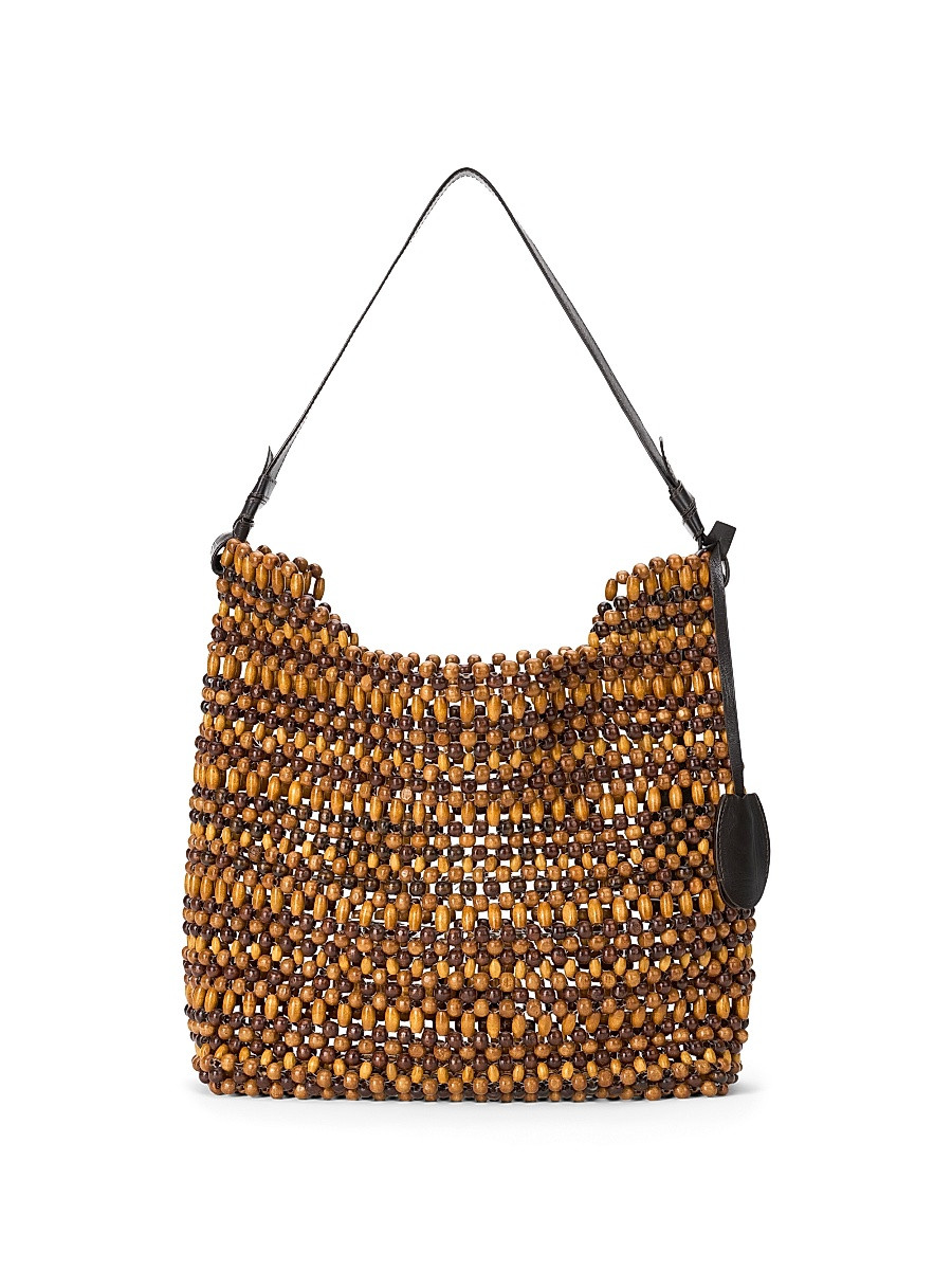 Women's Drift Beaded Shoulder Bag - Multi Wood Beads | Saks Fifth Avenue