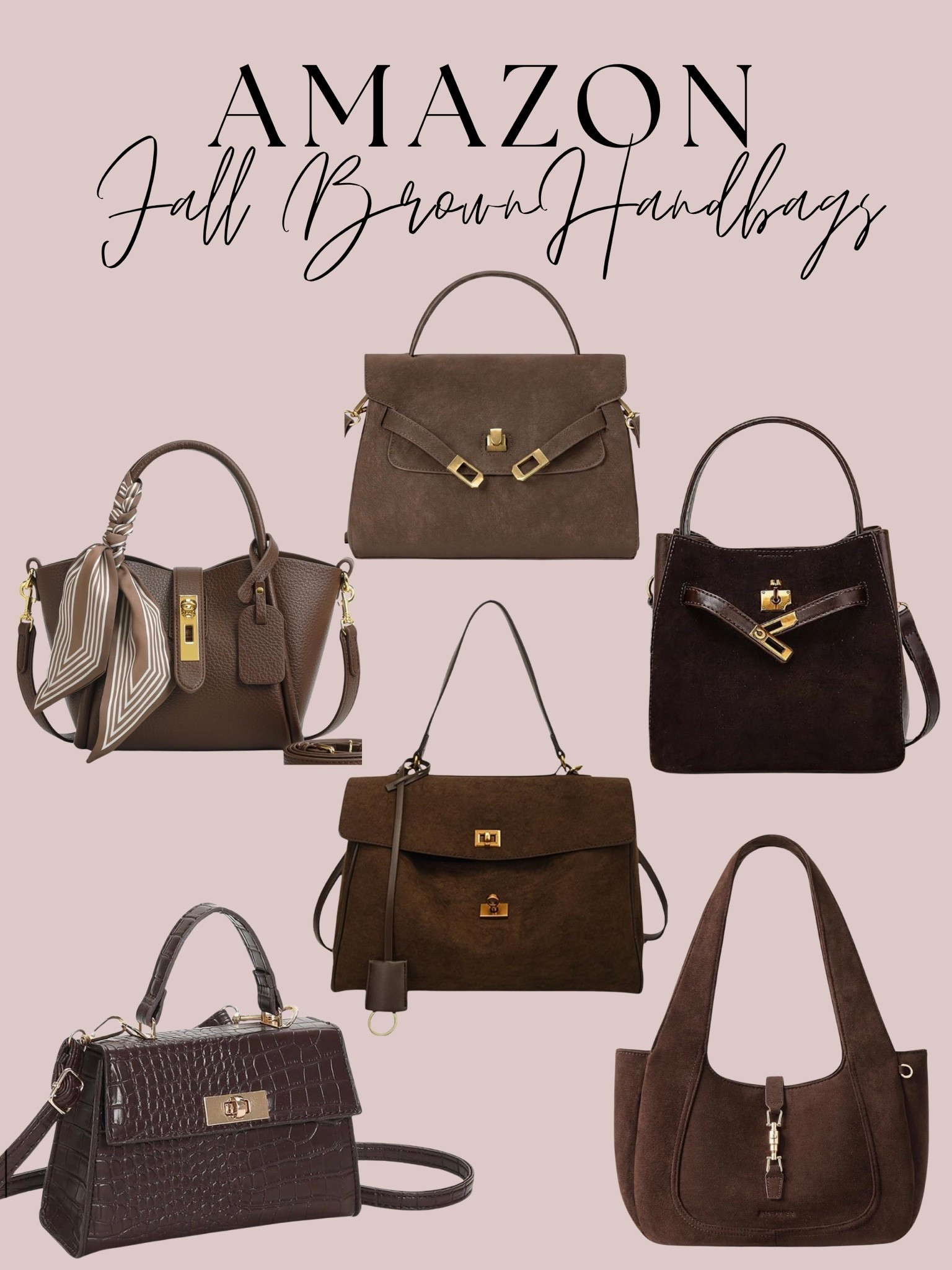 Amazon fall handbags, brown suede bags, brown handbags, brown suede handbags, Amazon bags

#LTKSaleAlert #LTKSeasonal #LTKootd