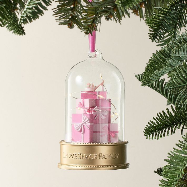 LoveShackFancy Light-Up Shoe Cloche Ornament | Pottery Barn Teen