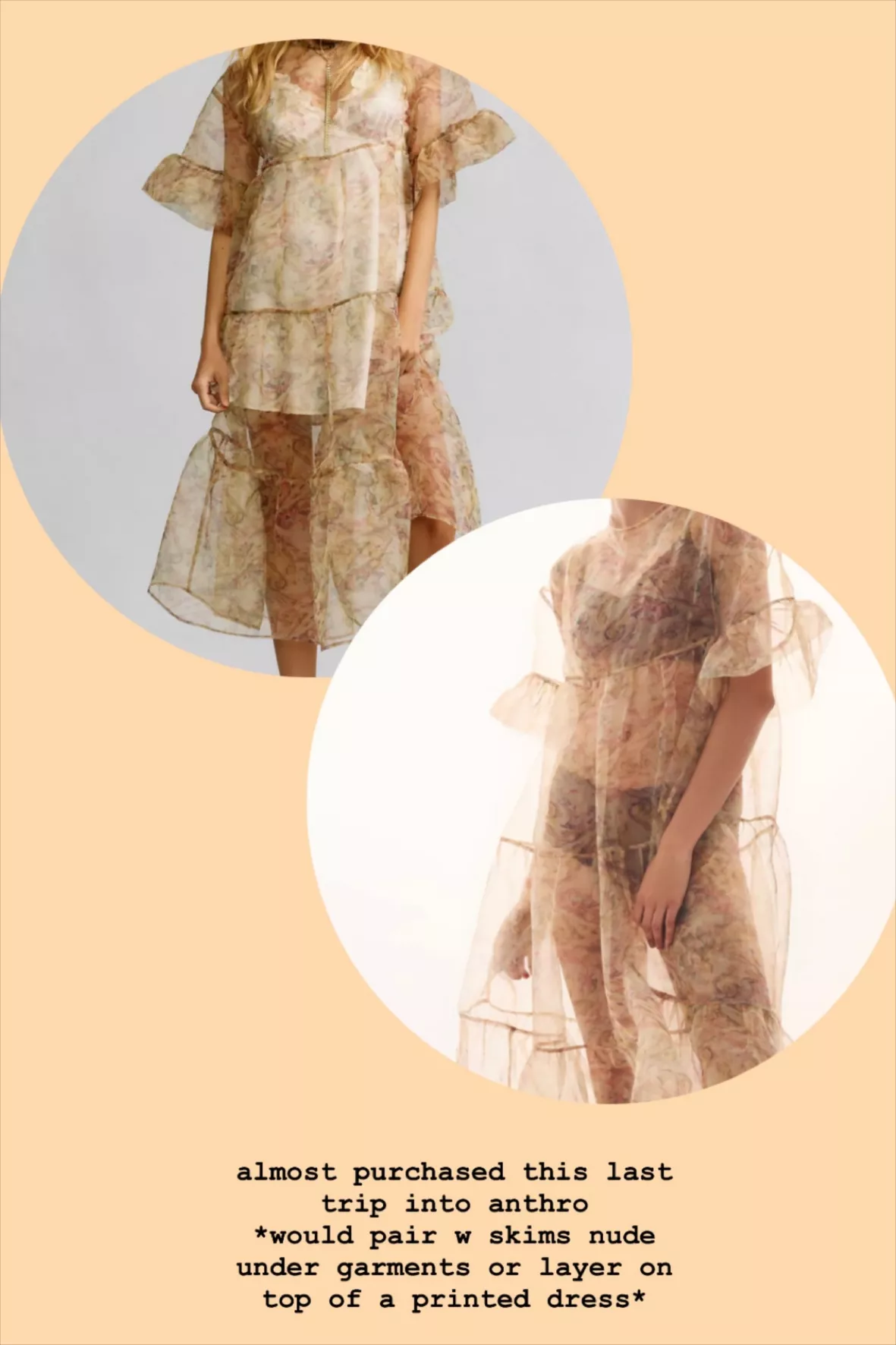 By Anthropologie Tiered Sheer … curated on LTK
