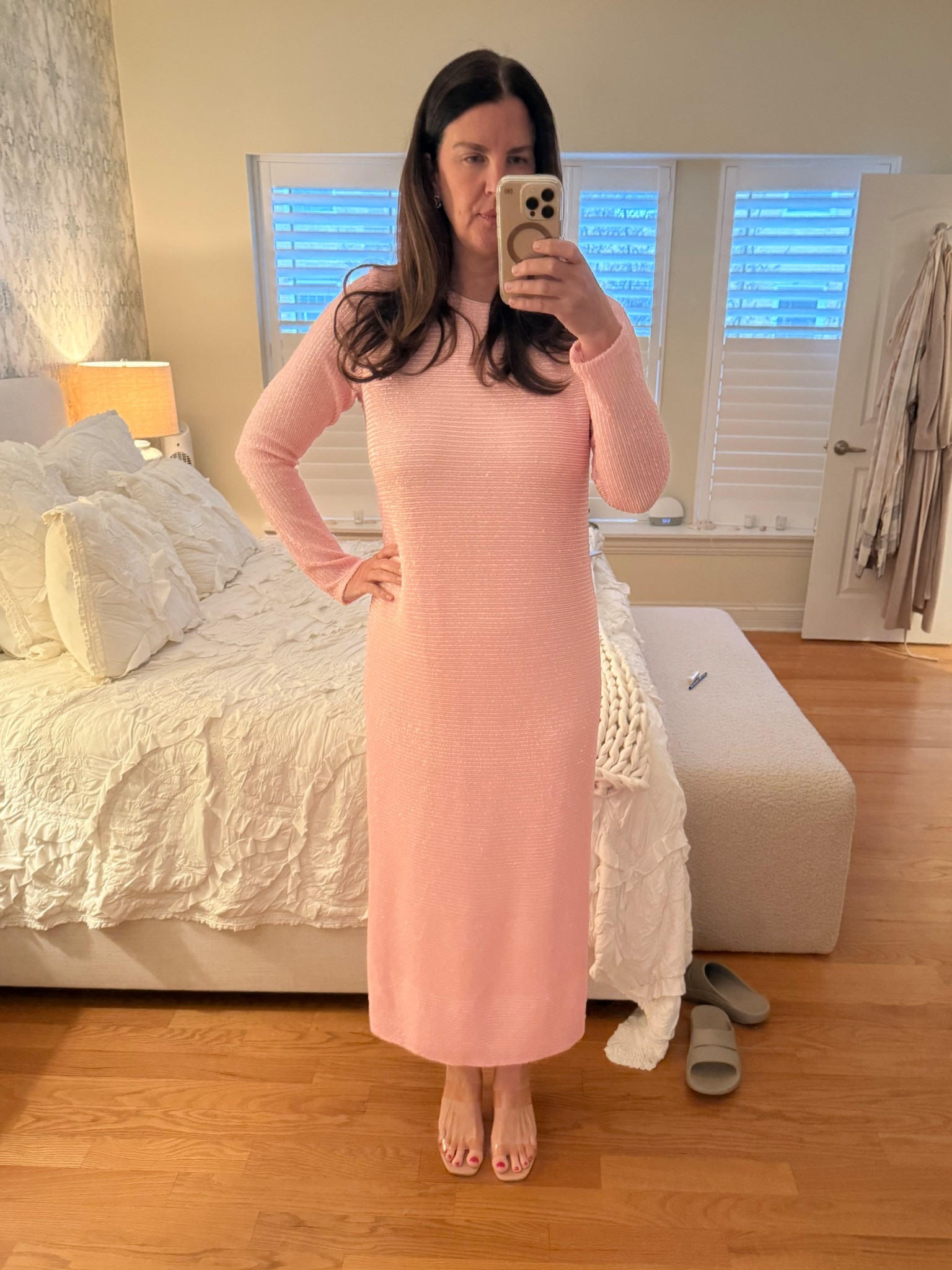 How gorgeous is the pink sequin on my sissy?! She’s wearing the large and I have the 2X! On sale for $118!

#LTKSaleAlert #LTKParties