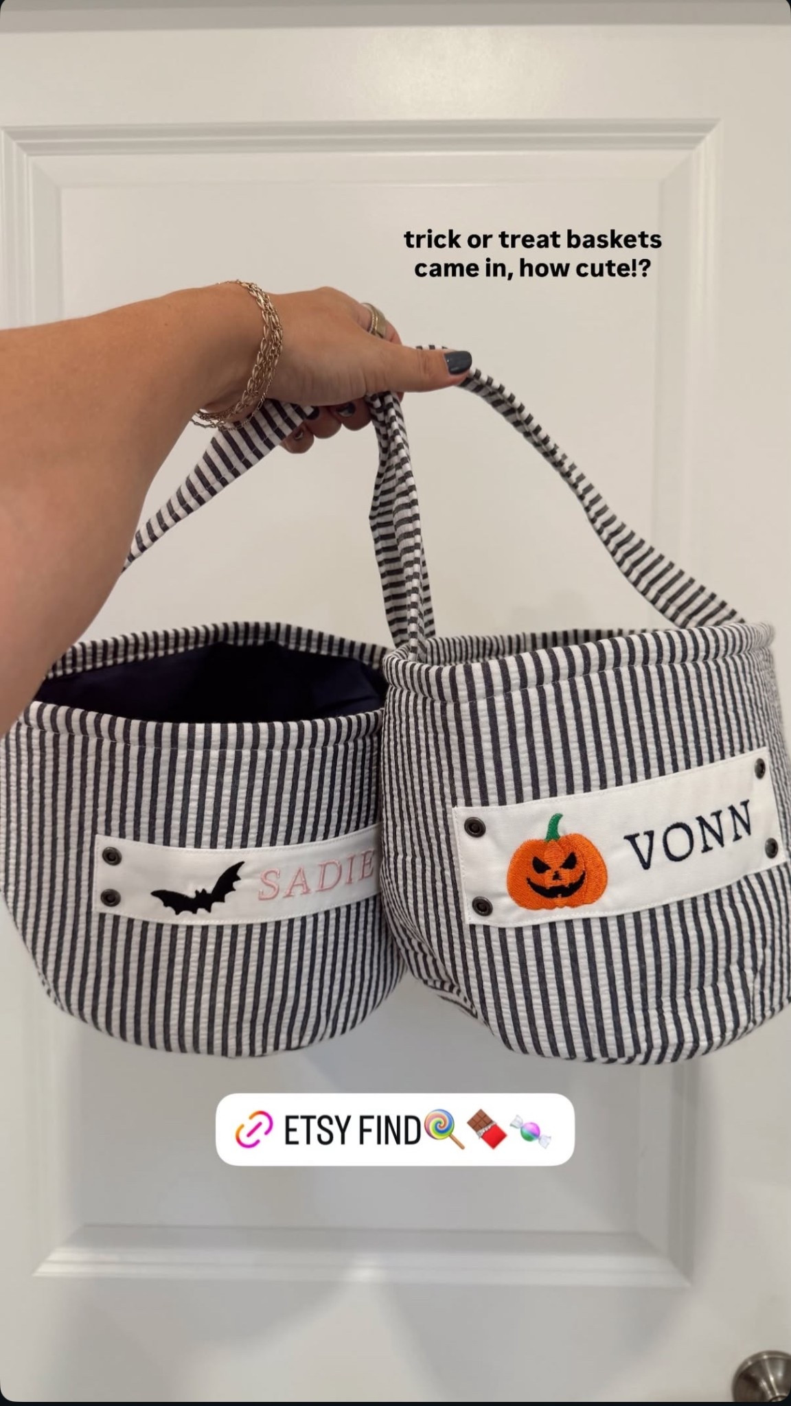 Super cute trick or treat baskets!

#LTKSeasonal #LTKHalloween