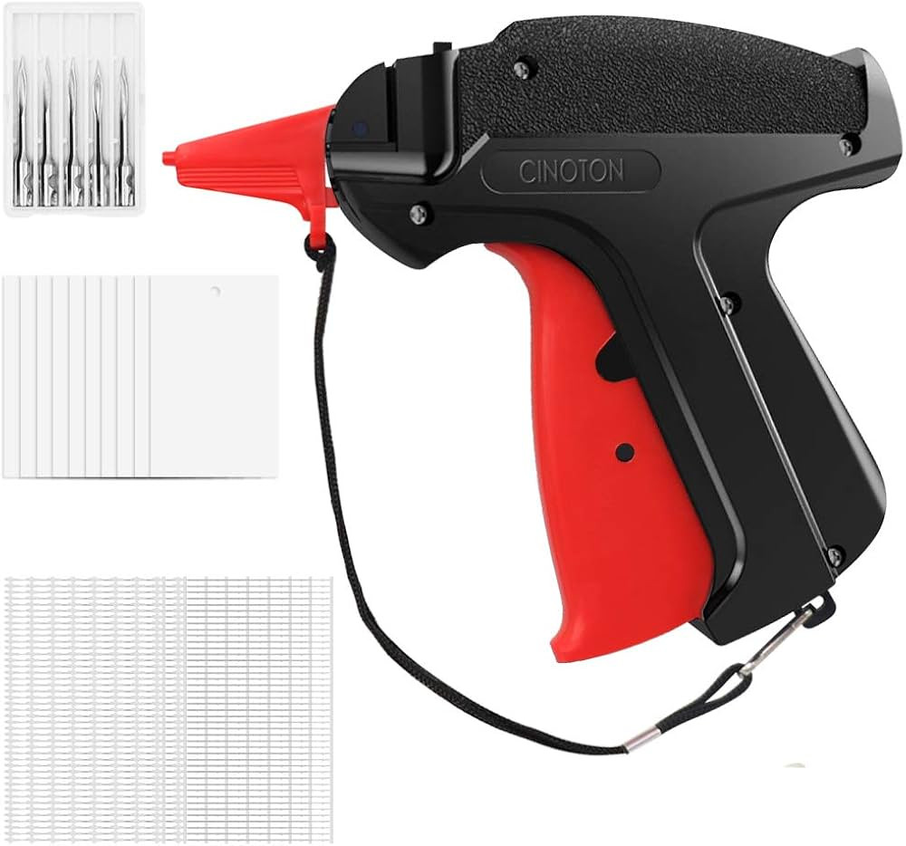 CINOTON Clothes Tagging Gun, Tag Gun Set for Clothing with 1500 pcs 2" Standard Barbs Fasteners, ... | Amazon (US)