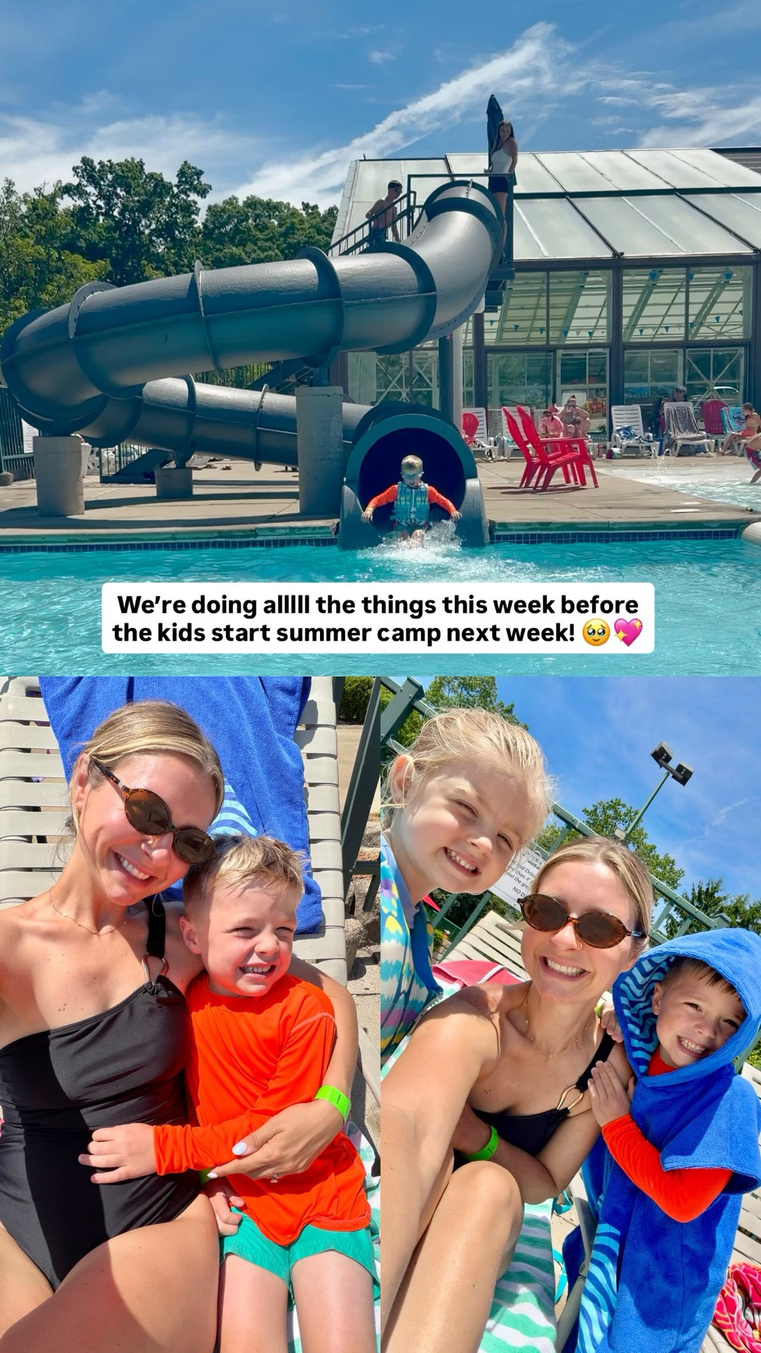We’re doing alllll the things this week before the kids start summer camp next week! 🥹💖