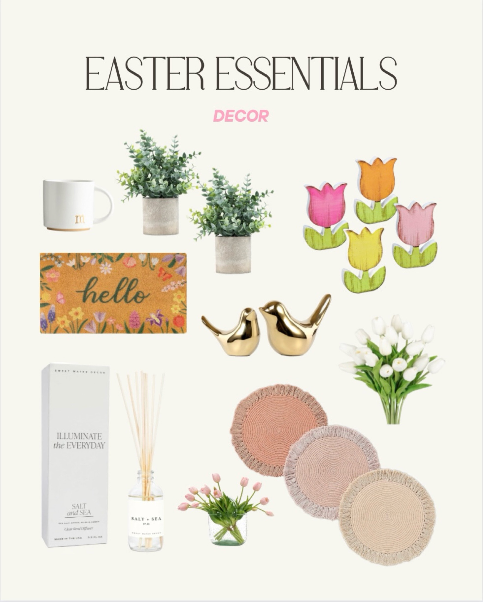 Easter Essentials: Decor

#LTKSeasonal #LTKhome #LTKsalealert