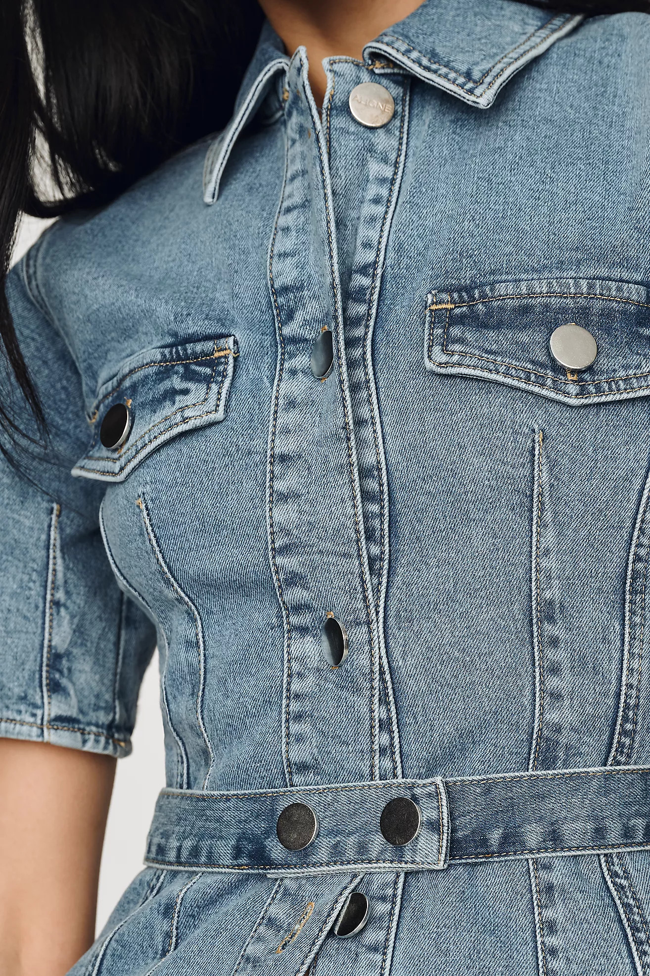 ALIGNE Jette Denim Buttondown Shirt | Anthropologie (US)