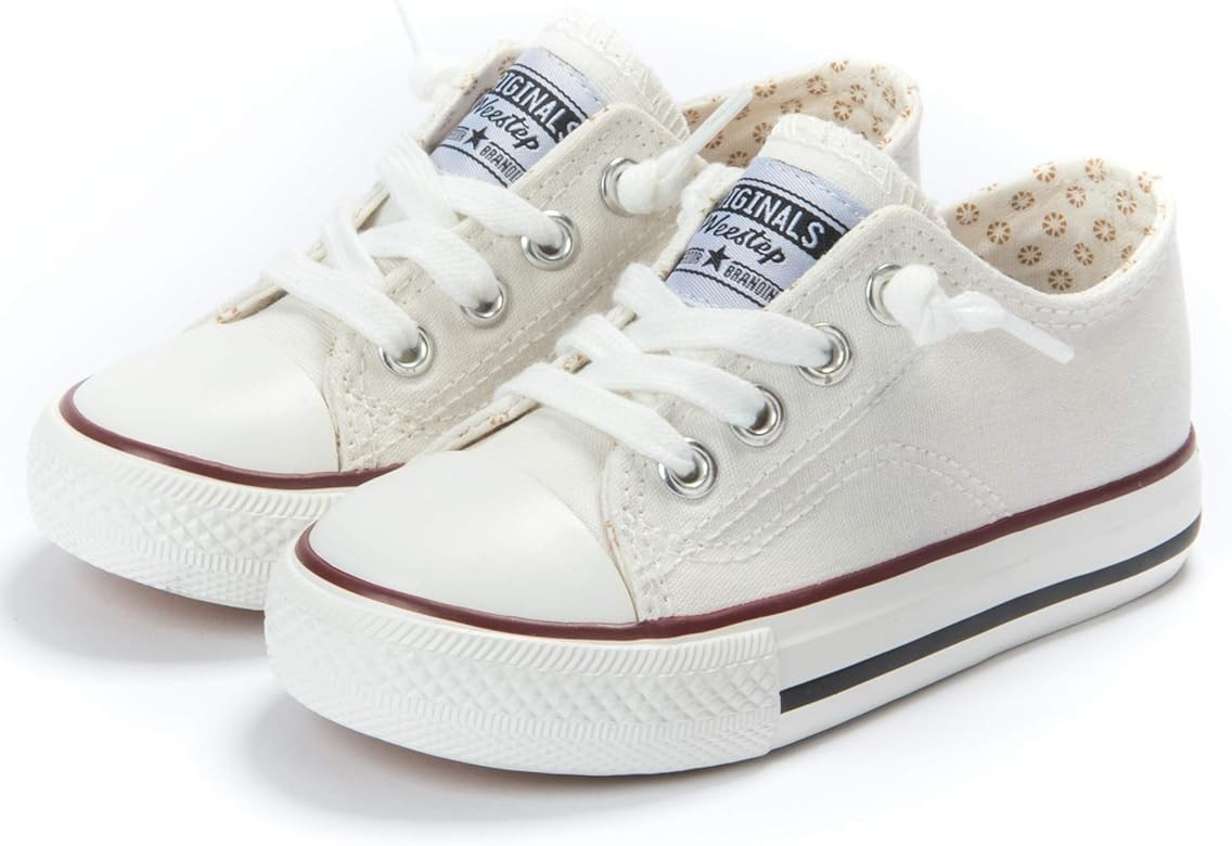 Weestep Toddler Little Kid Boys and Girls Slip On Canvas Sneakers | Amazon (US)