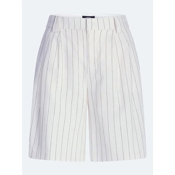 Hero image 4 of Scoop Women’s Pleated Bermuda Shorts, 9'' Inseam, Sizes 0-26W, 4 of 5Choose my ... | Walmart (US)