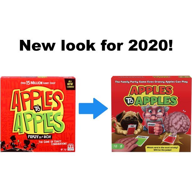 Apples to Apples Party in a Box Card Game for 4-8 Players Ages 12Y+ - Walmart.com | Walmart (US)