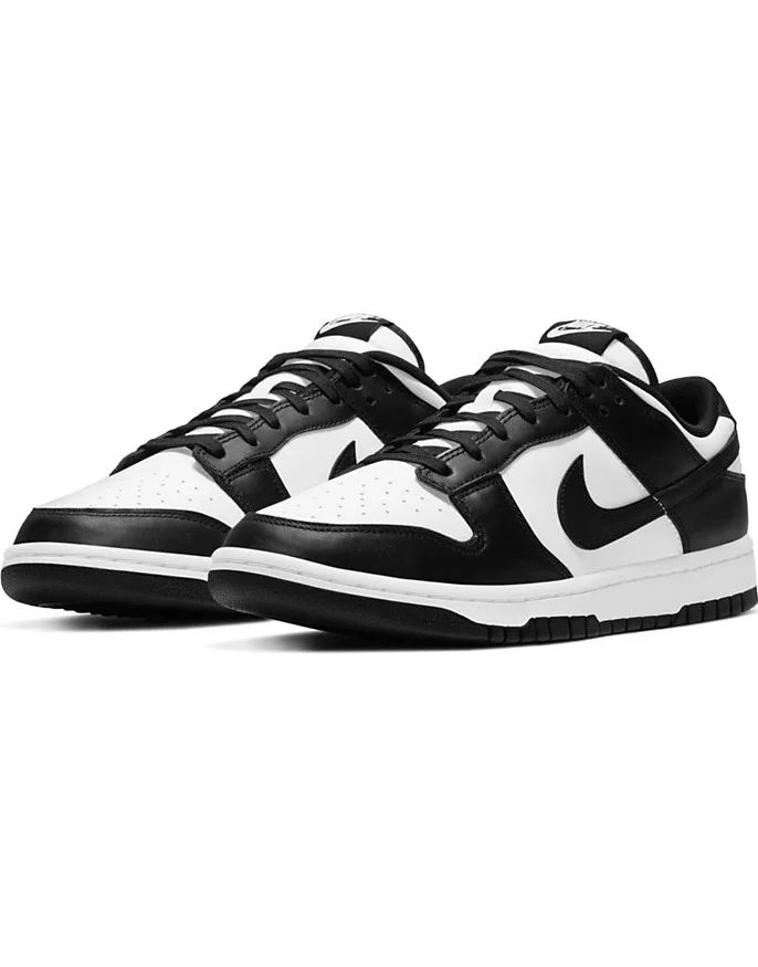 Nike Dunk Low Retro sneakers in white and black | ASOS (Global)