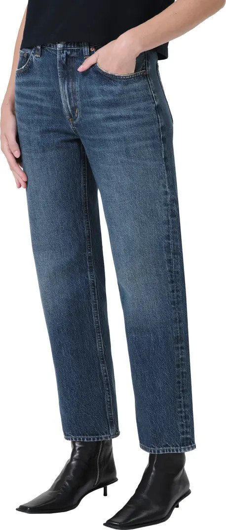 AGOLDE Valen High Waist Ankle Straight Leg Jeans | Nordstrom | Nordstrom