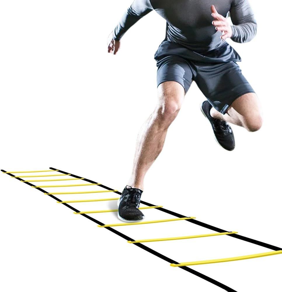 GHB Pro Agility Ladder Agility Training Ladder Speed 12 Rung 20ft with Carrying Bag | Amazon (US)