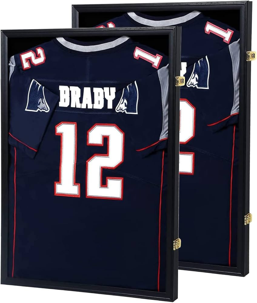 IHEIPYE Jersey Frame Display Case 2 Pack - Jersey Display Case - Large Sport Jersey Shadow Box wi... | Amazon (US)